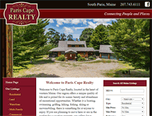 Tablet Screenshot of pariscaperealty.com